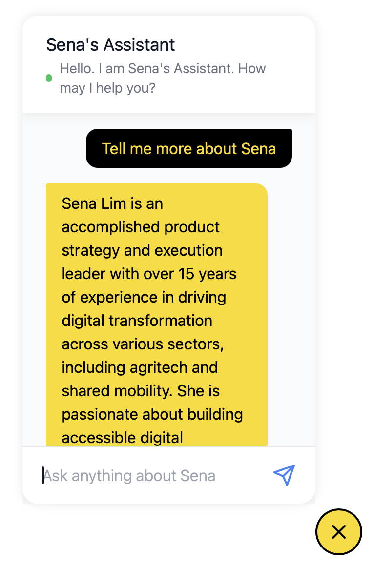 🤖 Portfolio RAG Chatbot
